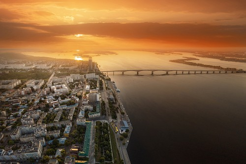 Мост через Волгу