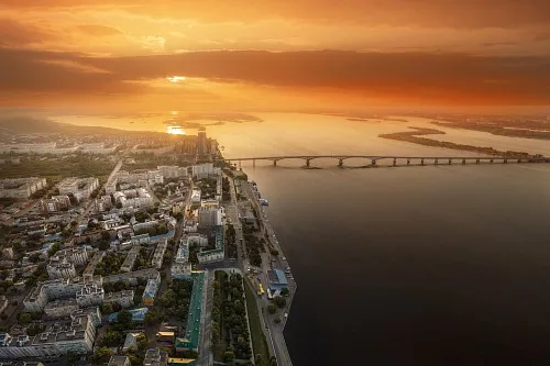 Мост через Волгу